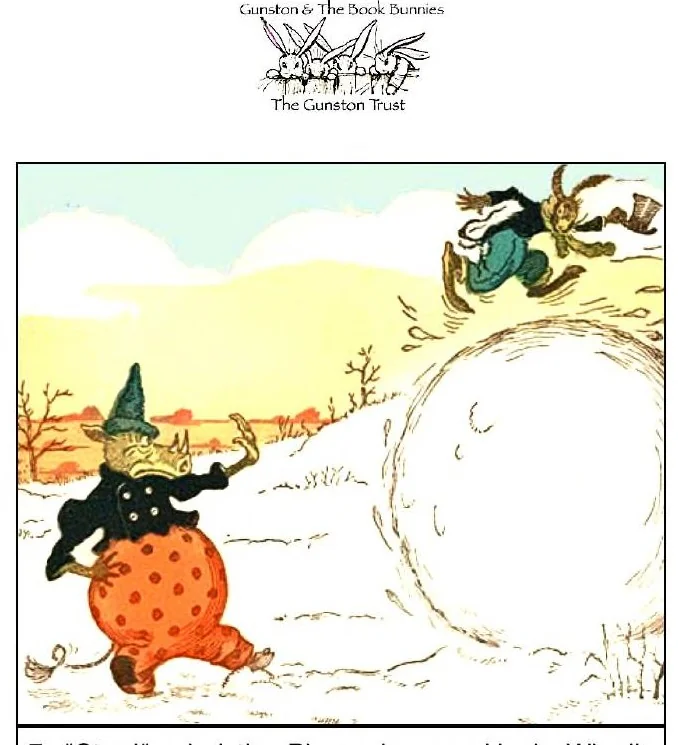 An illustration from UNCLE WIGGILY' S SNOW BALL RIDE-Bk33- By HOWARD GARIS GUNSTON CLASSICS, 1919, leaf 11