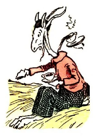 An illustration from UNCLE WIGGILY' S SNOW BALL RIDE-Bk33- By HOWARD GARIS GUNSTON CLASSICS, 1919, leaf 14