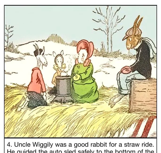An illustration from UNCLE WIGGILY' S SNOW BALL RIDE-Bk33- By HOWARD GARIS GUNSTON CLASSICS, 1919, leaf 18