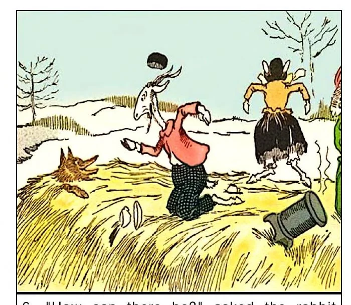 An illustration from UNCLE WIGGILY' S SNOW BALL RIDE-Bk33- By HOWARD GARIS GUNSTON CLASSICS, 1919, leaf 20