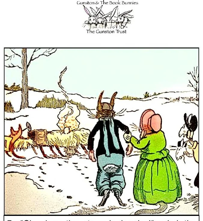 An illustration from UNCLE WIGGILY' S SNOW BALL RIDE-Bk33- By HOWARD GARIS GUNSTON CLASSICS, 1919, leaf 21