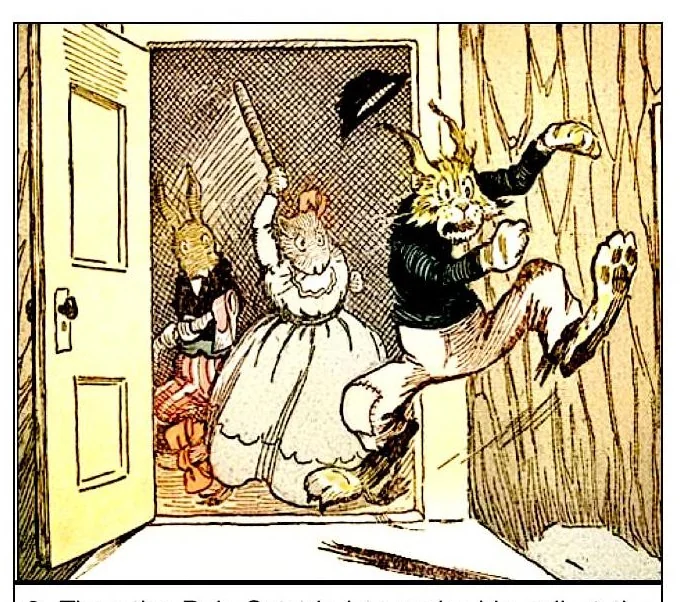 An illustration from UNCLE WIGGILY' S SNOW BALL RIDE-Bk33- By HOWARD GARIS GUNSTON CLASSICS, 1919, leaf 30