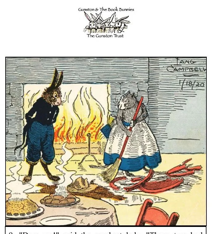 An illustration from UNCLE WIGGILY' S SNOW MAN -Bk 2- By HOWARD GARIS - GUNSTON CLASSICS, 1919, leaf 13