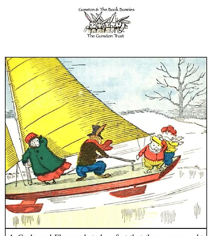 An illustration from UNCLE WIGGILY' S SNOW MAN -Bk 2- By HOWARD GARIS - GUNSTON CLASSICS, 1919, leaf 18
