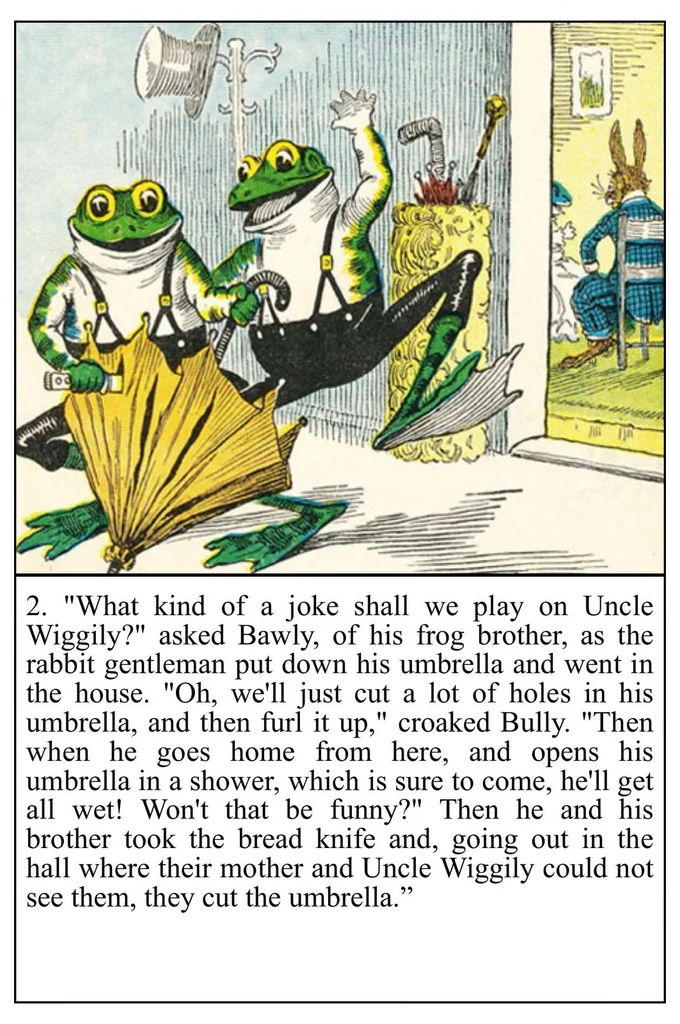 An illustration from UNCLE WIGGILY' S VISIT TO THE FARM - Bk8- By HOWARD R. GARIS - GUNSTON CASSICS, 1919, leaf 26