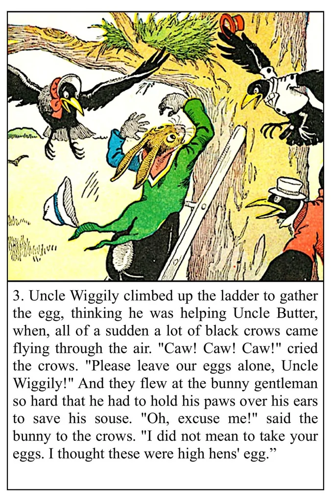An illustration from UNCLE WIGGILY' S VISIT TO THE FARM - Bk8- By HOWARD R. GARIS - GUNSTON CASSICS, 1919, leaf 7