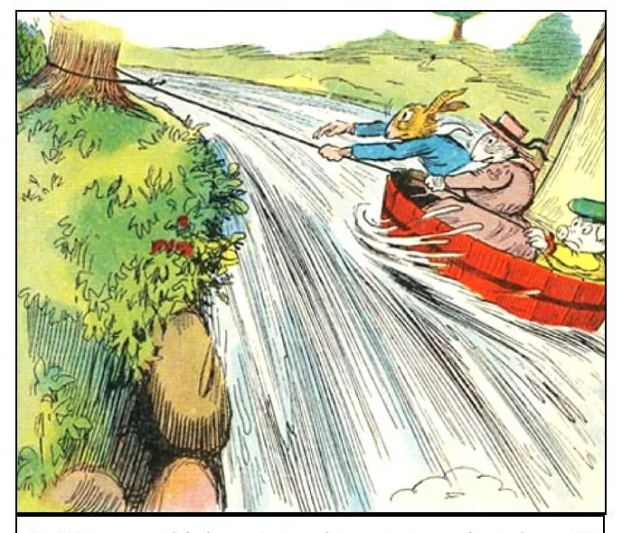 An illustration from UNCLE WIGGILY' S WASH TUB SHIP-Bk27- By HOWARD R. GARIS - GUNSTON CLASSICS-, 1919, leaf 12