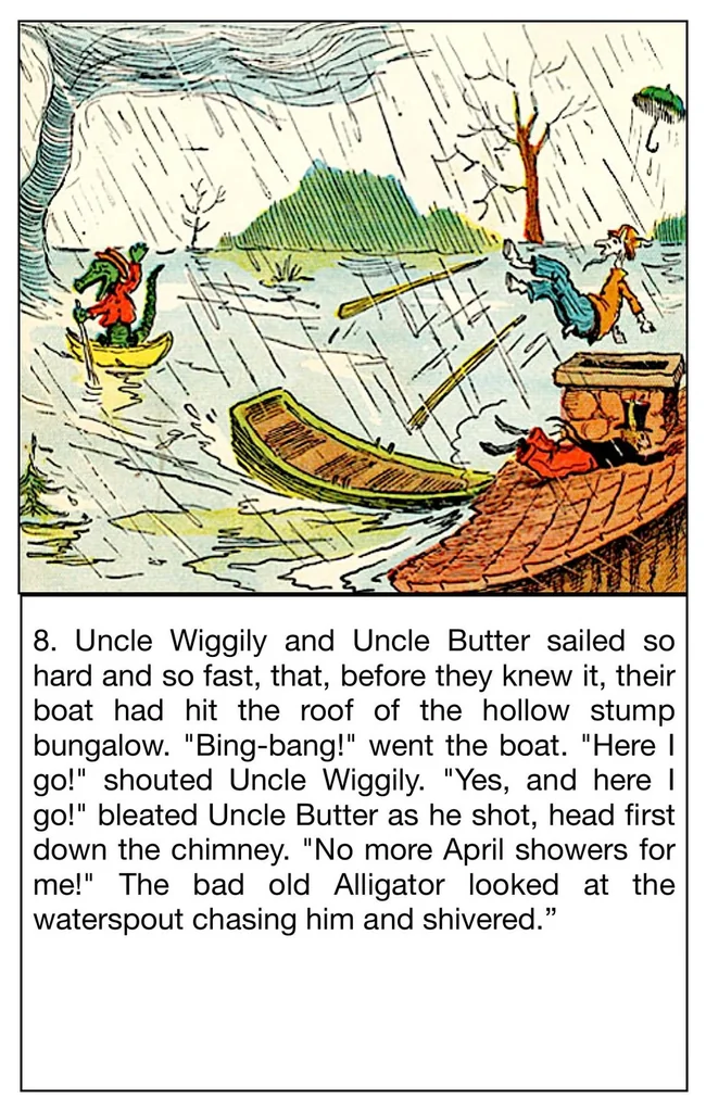 An illustration from UNCLE WIGGILY' S WATER SPOUT-Bk19- By HOWARD R. GARIS - GUNSTON CLASSICS, 1919, leaf 12