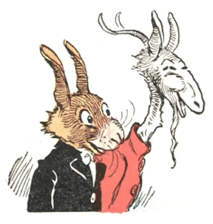 An illustration from UNCLE WIGGILY' S WATER SPOUT-Bk19- By HOWARD R. GARIS - GUNSTON CLASSICS, 1919, leaf 2