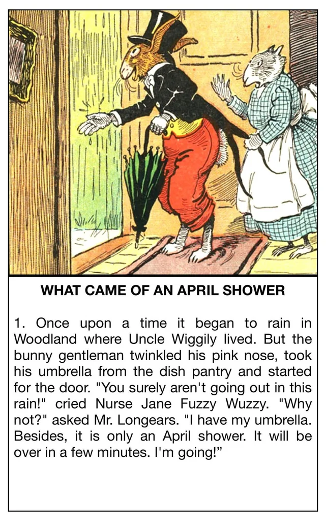 An illustration from UNCLE WIGGILY' S WATER SPOUT-Bk19- By HOWARD R. GARIS - GUNSTON CLASSICS, 1919, leaf 5