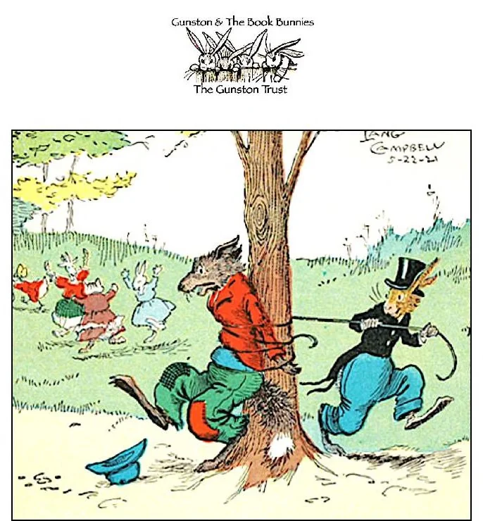 An illustration from UNCLE WIGGILY' S WOODLAND GAMES-Bk12- By HOWARD R. GARIS - GUNSTON CLASSICS, 1919, leaf 13