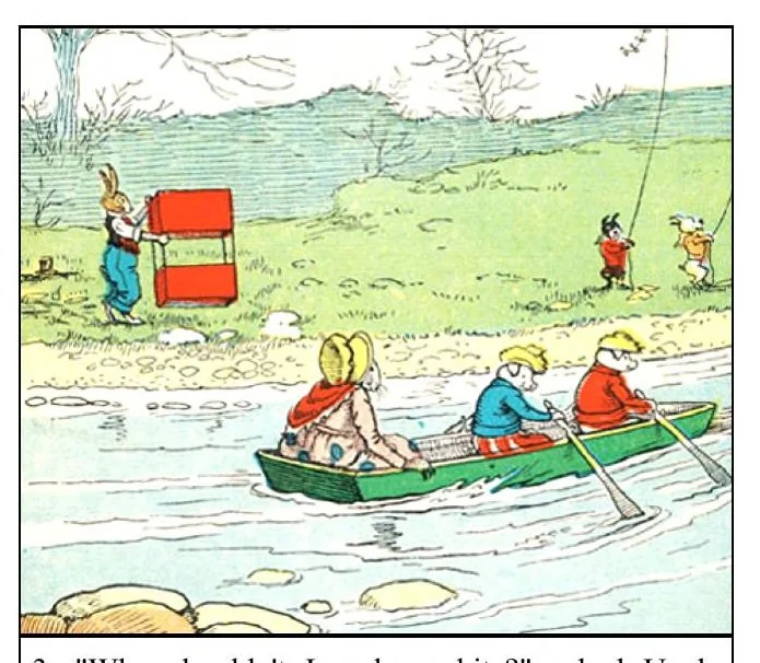 An illustration from UNCLE WIGGILY' S WOODLAND GAMES-Bk12- By HOWARD R. GARIS - GUNSTON CLASSICS, 1919, leaf 27