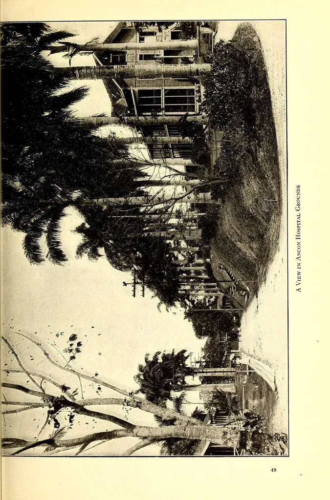 An illustration from Uncle Sam's Panama Canal and world history, accompanying the Panama Canal flat-globe; its achievement an honor to the United States and a blessing to the world;, 1913, leaf 55