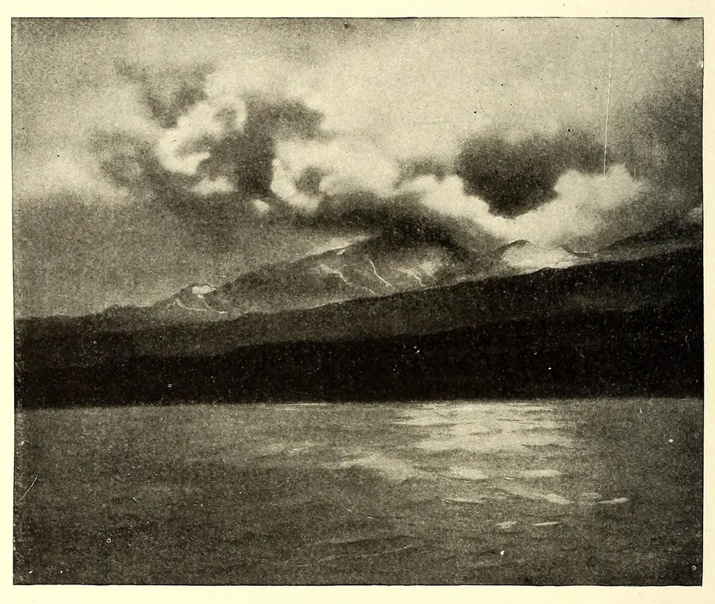 An illustration from Uncle Sam's Panama Canal and world history, accompanying the Panama Canal flat-globe; its achievement an honor to the United States and a blessing to the world;, 1913, leaf 92