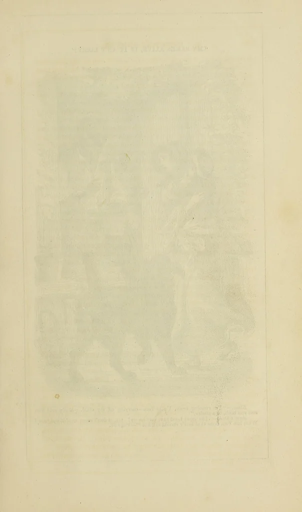 An illustration from Uncle Tom's cabin, or, Negro life in the slave states of America, with fifty splendid engravings, 1852, leaf 55