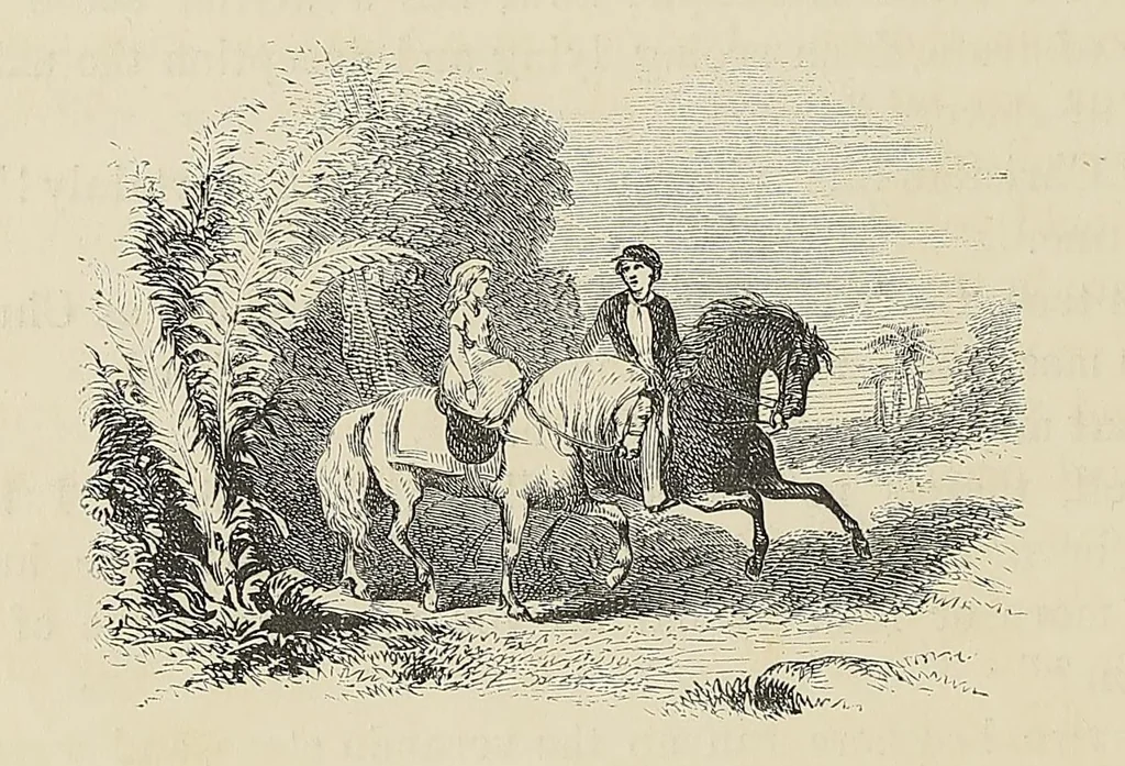 An illustration from Uncle Tom's cabin, or, Life among the lowly, 1853, leaf 352