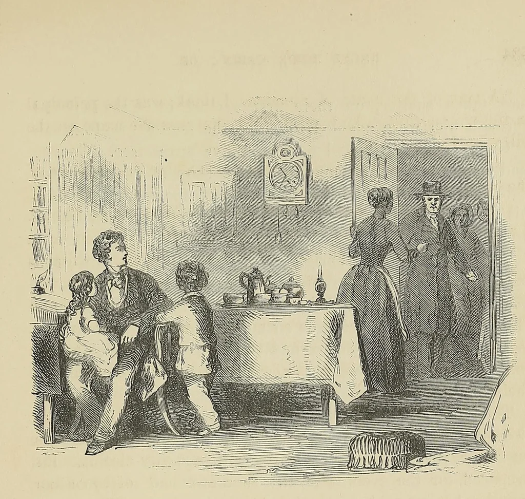 An illustration from Uncle Tom's cabin, or, Life among the lowly, 1853, leaf 547