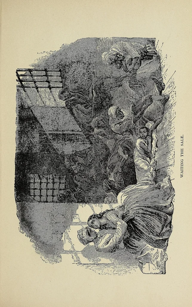 An illustration from Uncle Tom's cabin : a tale of life among the lowly, 1905, leaf 313