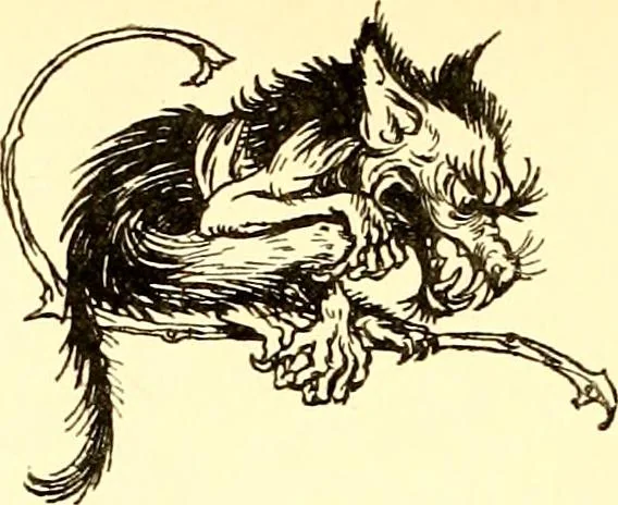 An illustration from Undine, 1909, leaf 129