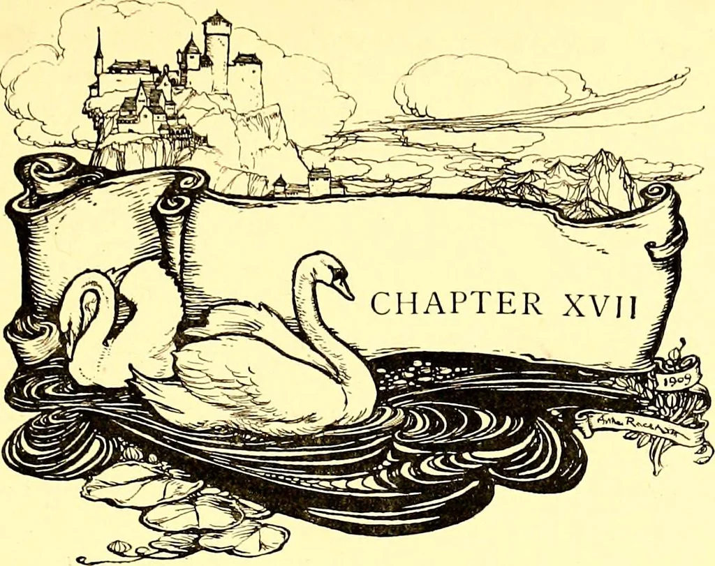 An illustration from Undine, 1909, leaf 192