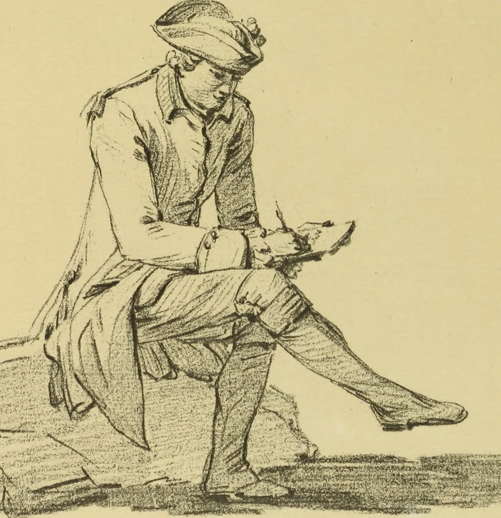 An illustration from Une famille d'artistes brestois au XVIIIe siècle: les Ozanne, 1891, leaf 204
