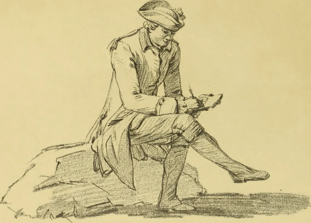 An illustration from Une famille d'artistes brestois au XVIIIe siècle: les Ozanne, 1891, leaf 206