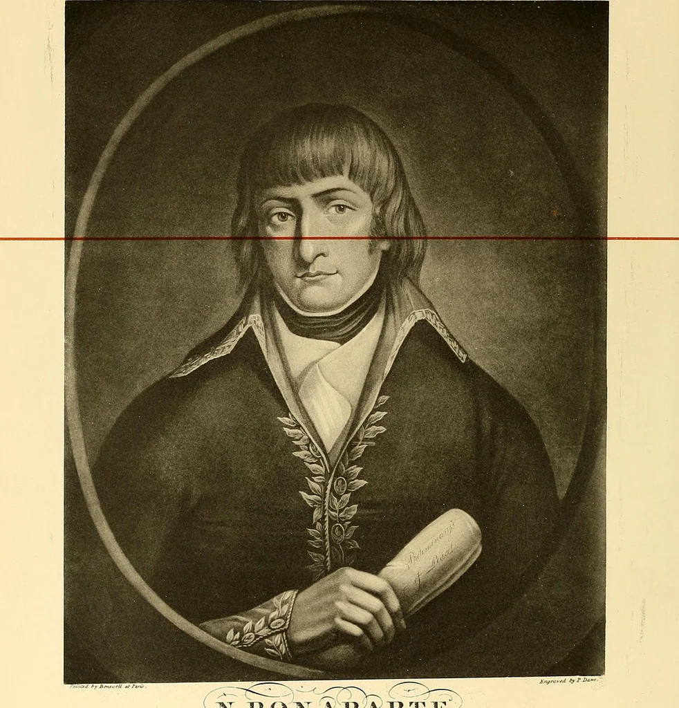 An illustration from The unequalled collection of engraved portraits of Napoleon Bonaparte and his family and marshals, belonging to Hon. James T.Mitchell .., 1908, leaf 27