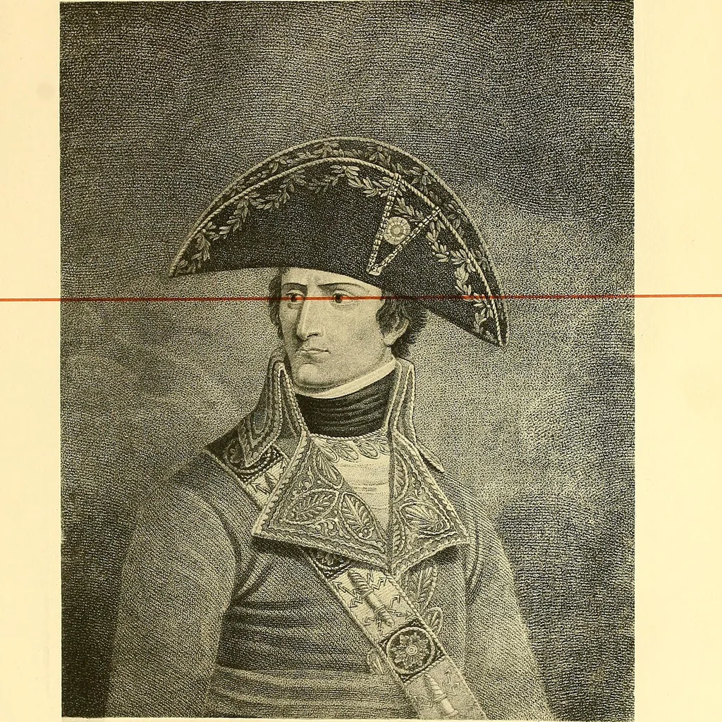 An illustration from The unequalled collection of engraved portraits of Napoleon Bonaparte and his family and marshals, belonging to Hon. James T.Mitchell .., 1908, leaf 38
