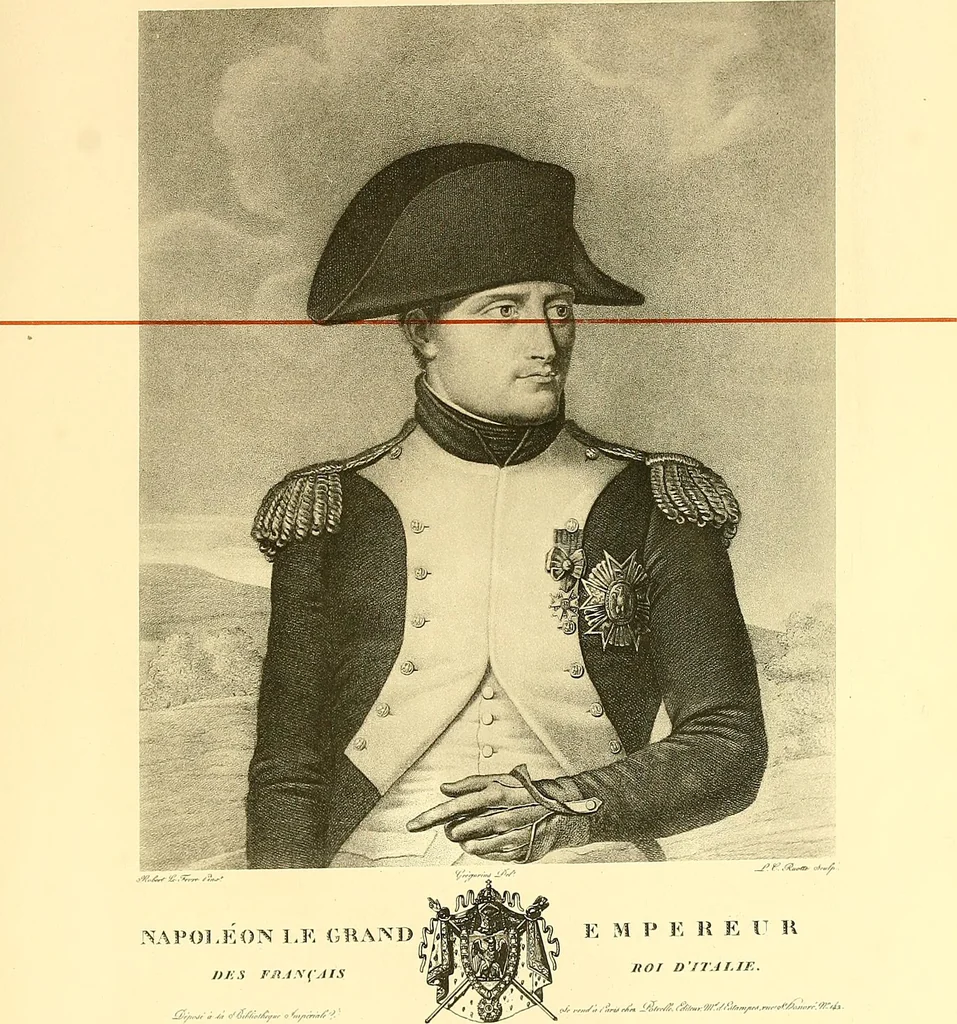 An illustration from The unequalled collection of engraved portraits of Napoleon Bonaparte and his family and marshals, belonging to Hon. James T.Mitchell .., 1908, leaf 58