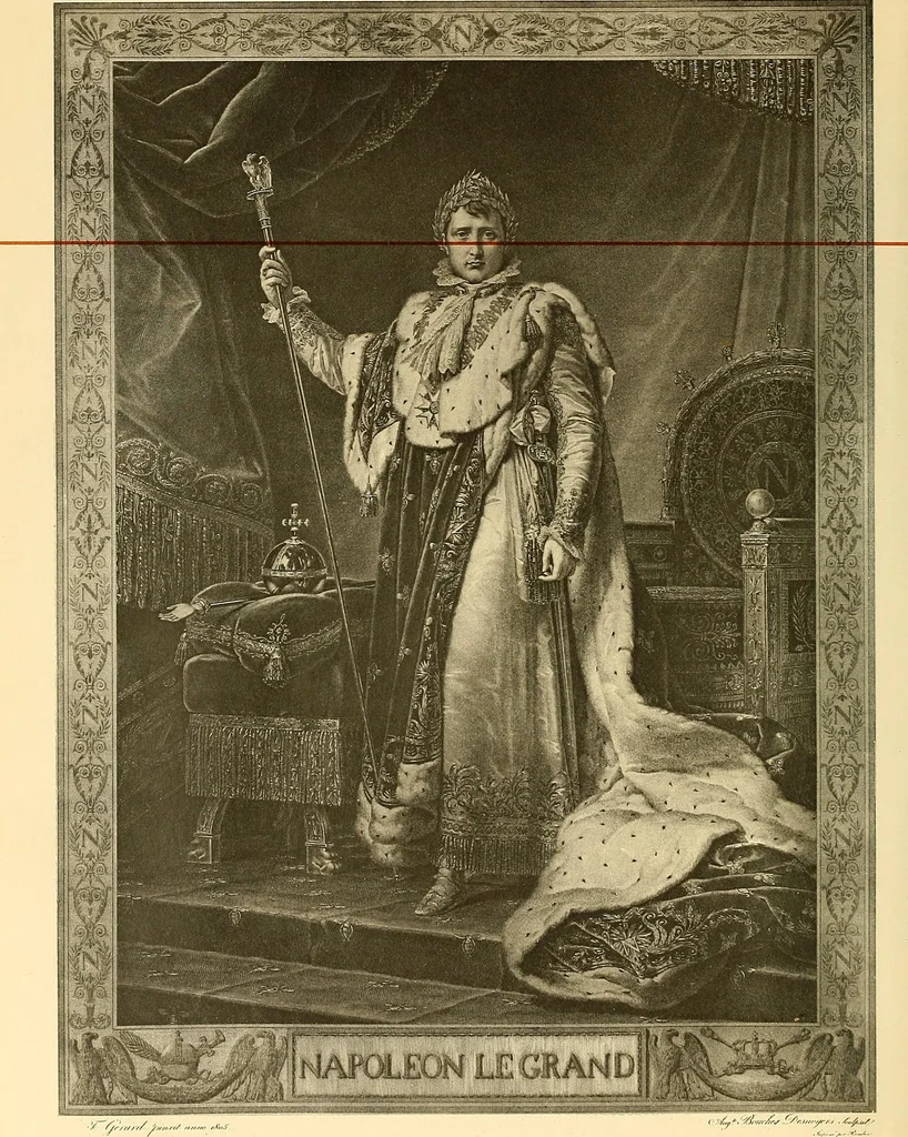 An illustration from The unequalled collection of engraved portraits of Napoleon Bonaparte and his family and marshals, belonging to Hon. James T.Mitchell .., 1908, leaf 61