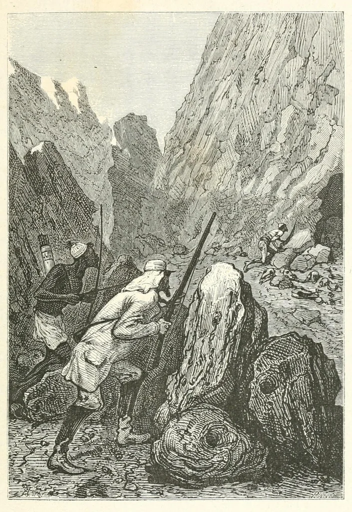 An illustration from Une ville flottante, 1870, leaf 279