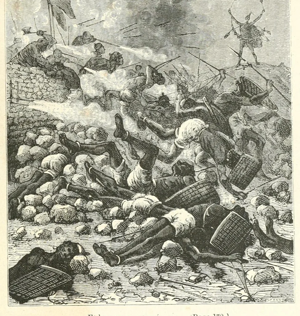 An illustration from Une ville flottante, 1870, leaf 359