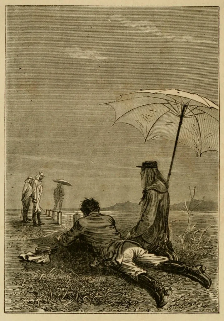 An illustration from Une ville flottante ; Les forceurs de blocus ; Aventures de 3 russes et de 3 anglais, 1872, leaf 236
