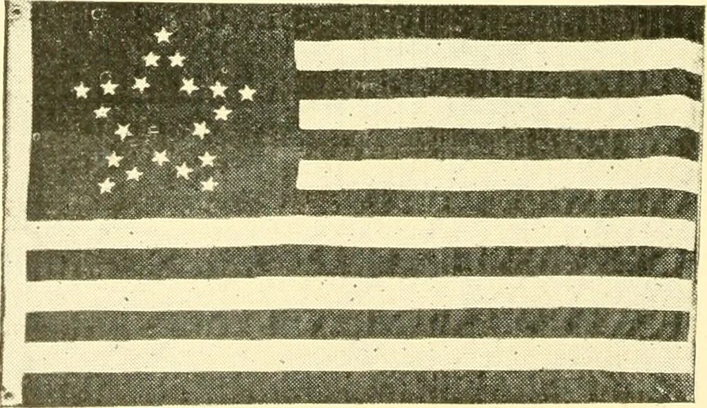 An illustration from The unfolding of Old Glory, 1920, leaf 19