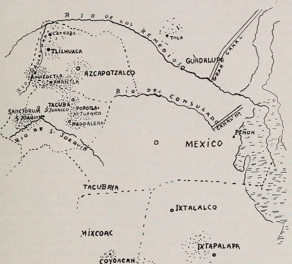 An illustration from Un gran descubrimiento arqueológico : los tecpaneca en el Valle de México, 1920, leaf 11