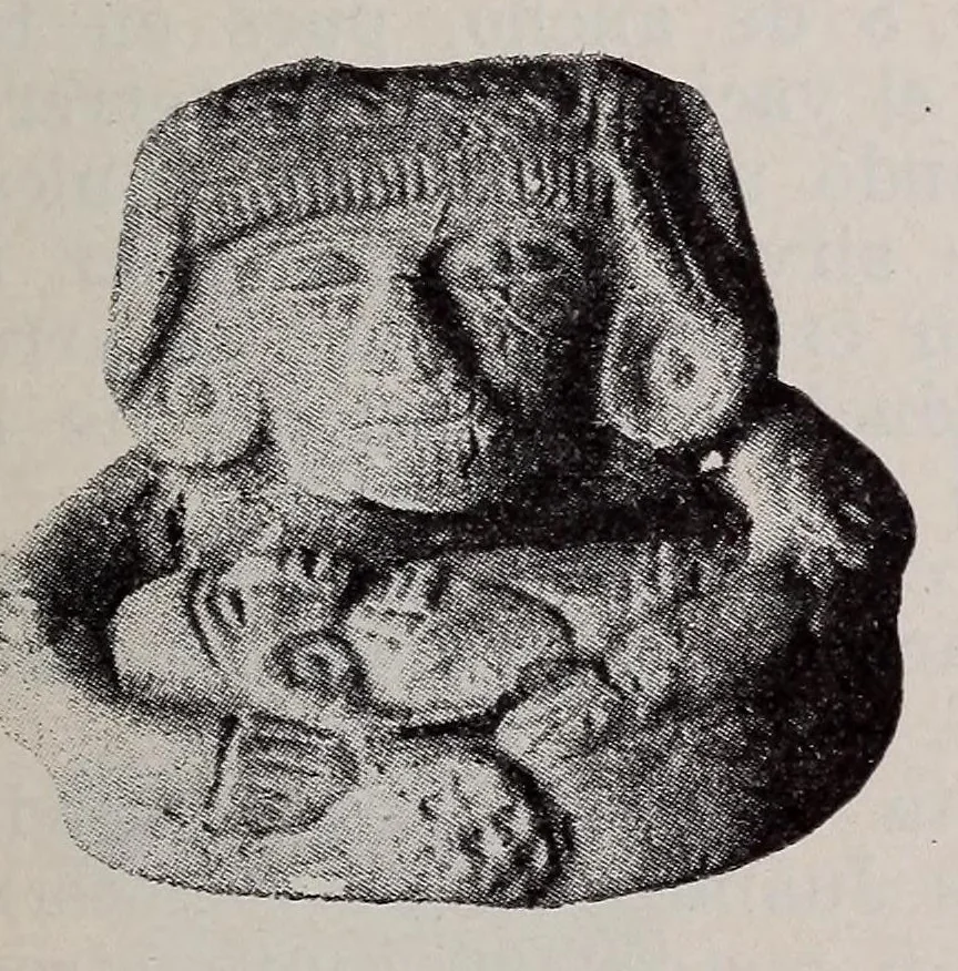 An illustration from Un gran descubrimiento arqueológico : los tecpaneca en el Valle de México, 1920, leaf 23