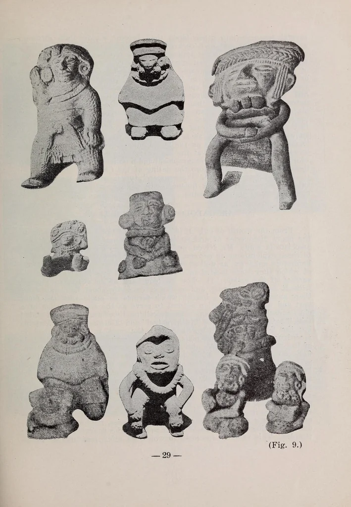 An illustration from Un gran descubrimiento arqueológico : los tecpaneca en el Valle de México, 1920, leaf 31