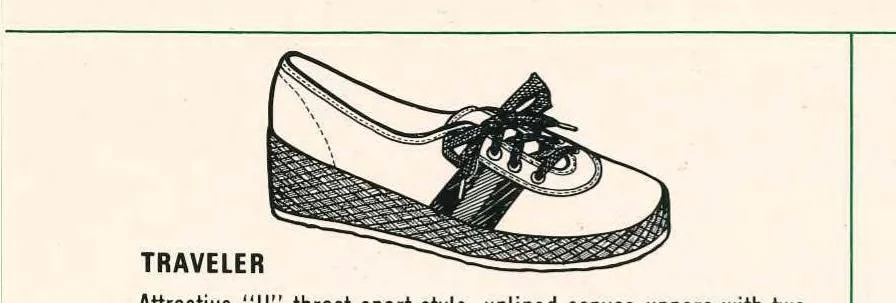 An illustration from Uniroyal Grasshoppers Casuals 1976, 1976, leaf 1