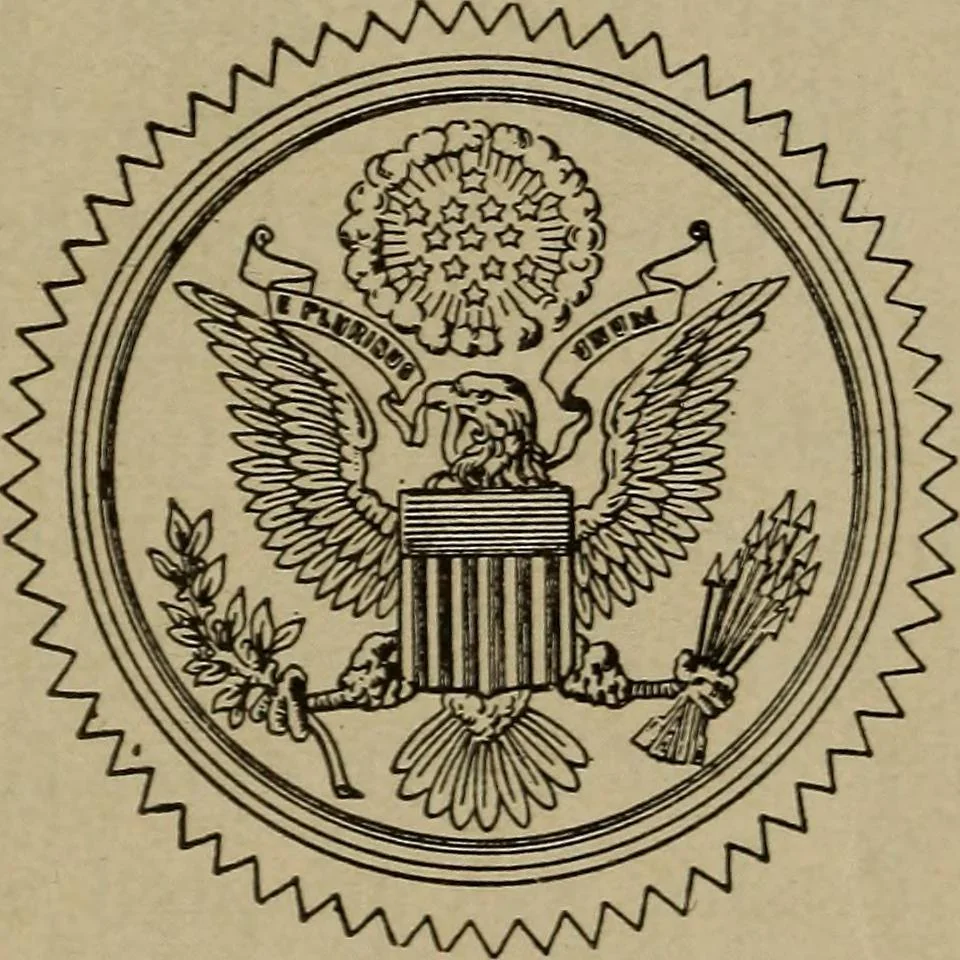 An illustration from The United States flag : its history, symbolism and regulations for display, 1917, leaf 10