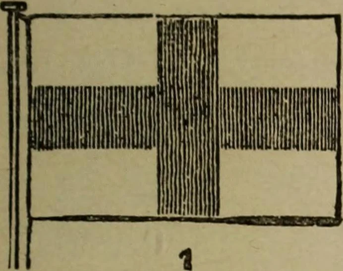An illustration from The United States flag : its history, symbolism and regulations for display, 1917, leaf 6