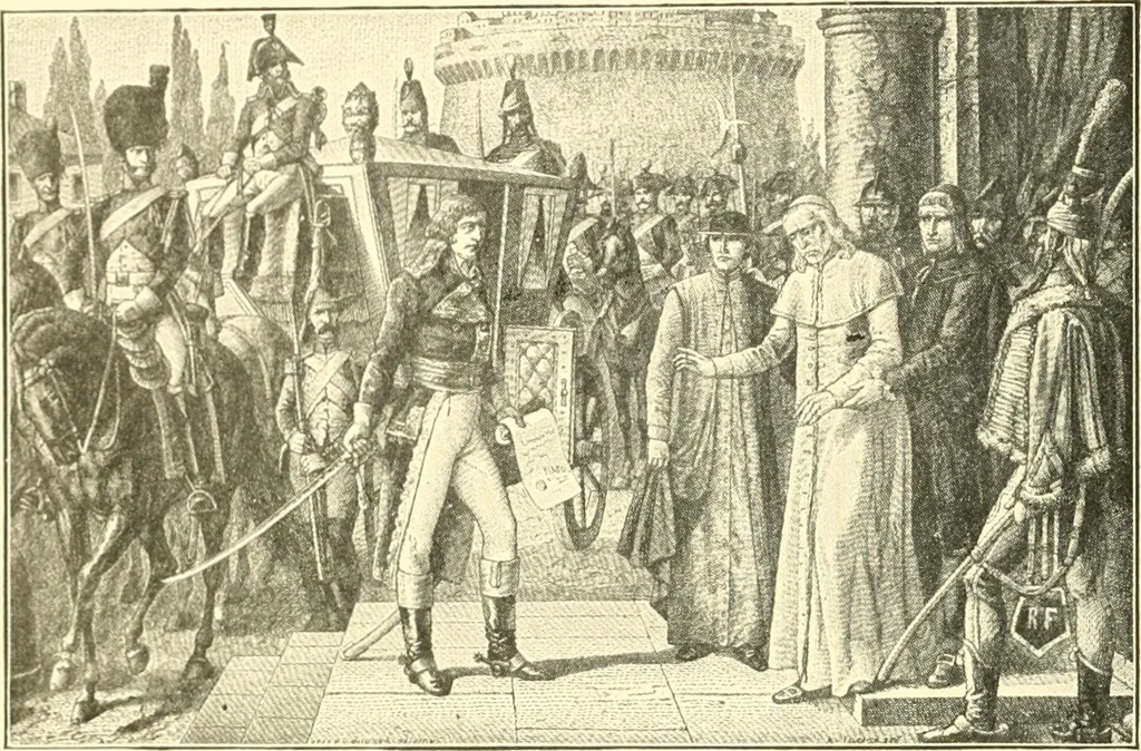 An illustration from The United States in prophecy; our country, its past, present, and future, and what the Scriptures say of it, 1914, leaf 123