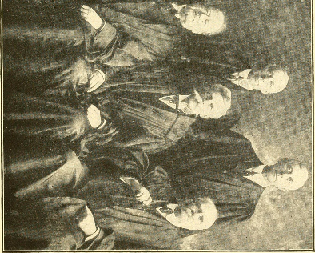 An illustration from The United States in prophecy; our country, its past, present, and future, and what the Scriptures say of it, 1914, leaf 310