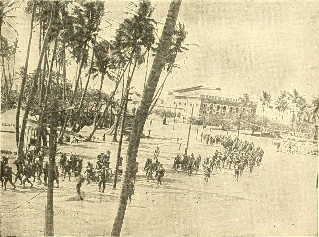 An illustration from The United States in prophecy; our country, its past, present, and future, and what the Scriptures say of it, 1914, leaf 482