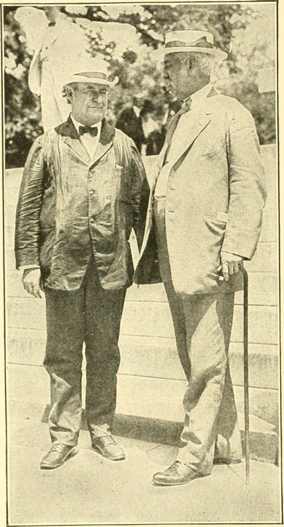 An illustration from The United States in prophecy; our country, its past, present, and future, and what the Scriptures say of it, 1914, leaf 489