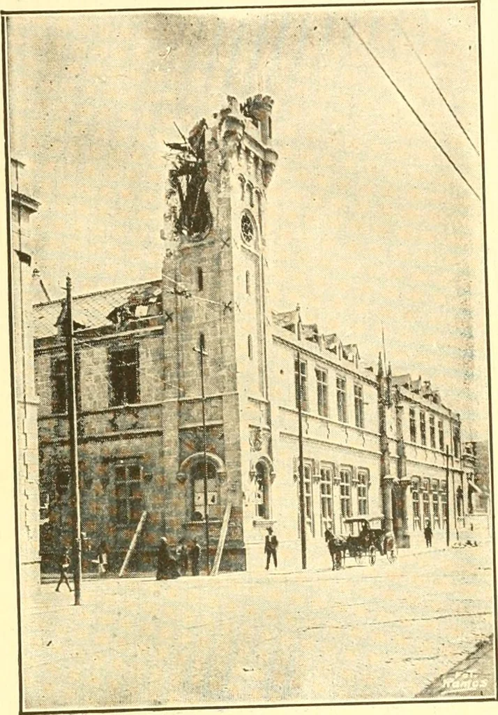 An illustration from The United States in prophecy; our country, its past, present, and future, and what the Scriptures say of it, 1914, leaf 492