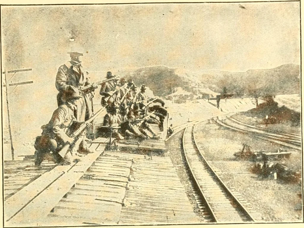 An illustration from The United States in prophecy; our country, its past, present, and future, and what the Scriptures say of it, 1914, leaf 500
