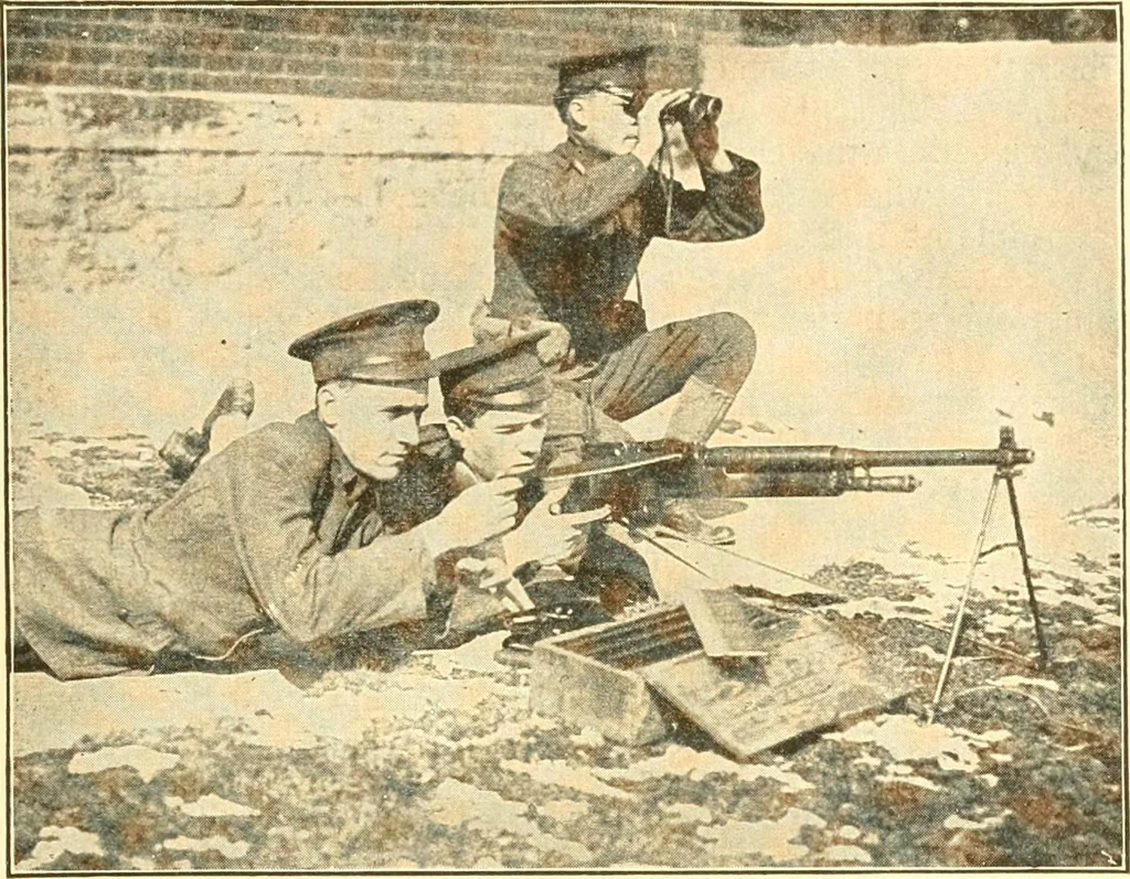 An illustration from The United States in prophecy; our country, its past, present, and future, and what the Scriptures say of it, 1914, leaf 502