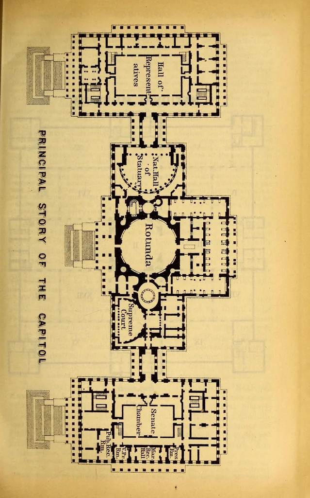 An illustration from The United States, with an excursion into Mexico. Handbook for travellers, 1899, leaf 473