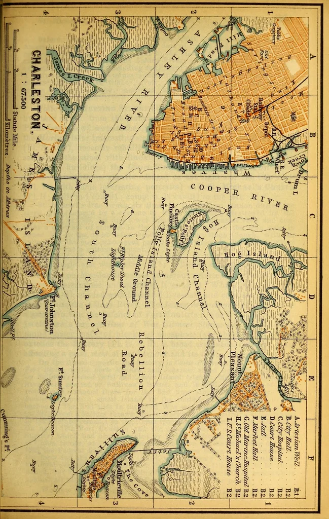 An illustration from The United States, with an excursion into Mexico. Handbook for travellers, 1899, leaf 617