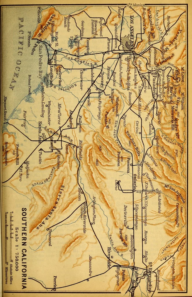 An illustration from The United States, with an excursion into Mexico. Handbook for travellers, 1899, leaf 755